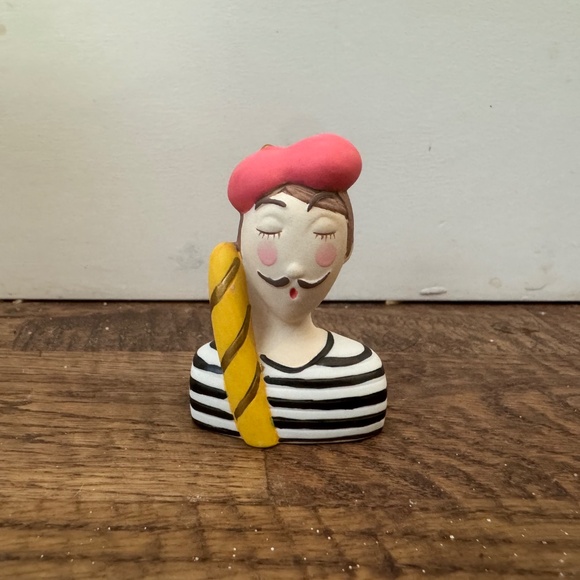 New in Box Glitterville Birthday Cake Topper Candle Holder 2" Pierre Baguette - Picture 3 of 6